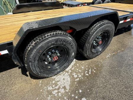 New 2026 Rice Trailers 7X22 SPLIT TILT Equipment Trailer