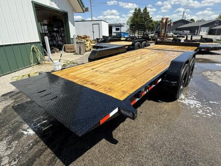 New 2026 Rice Trailers 7X22 SPLIT TILT Equipment Trailer