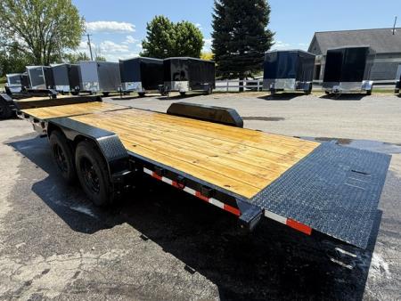New 2026 Rice Trailers 7X22 SPLIT TILT Equipment Trailer