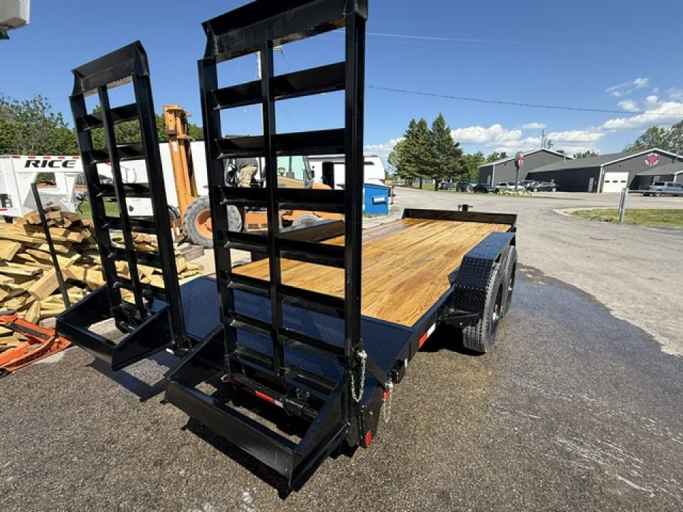 New 2026 Rice Trailers 7X18 Equipment Trailer
