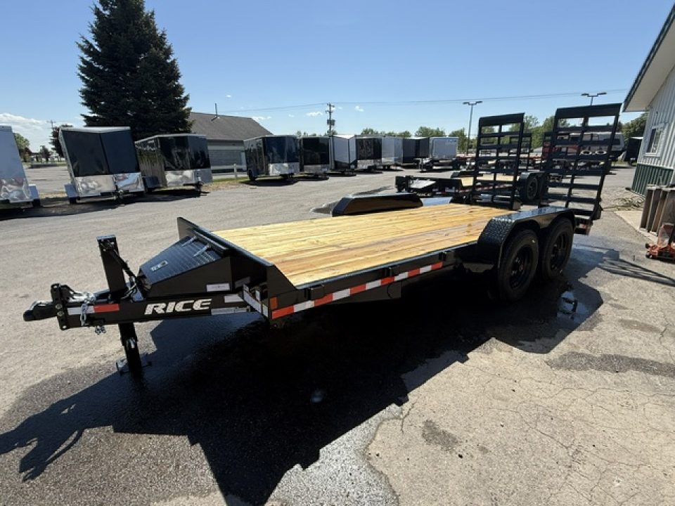 New 2026 Rice Trailers 7X18 Equipment Trailer