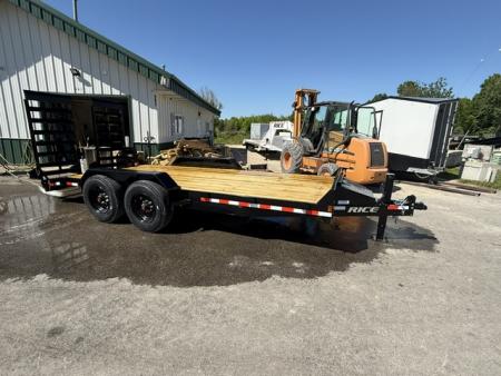 New 2026 Rice Trailers 7X18 Equipment Trailer