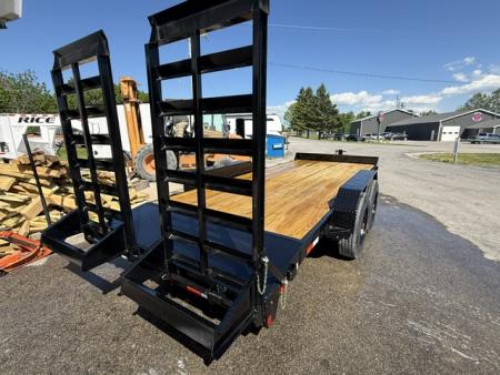 New 2026 Rice Trailers 7X18 Equipment Trailer