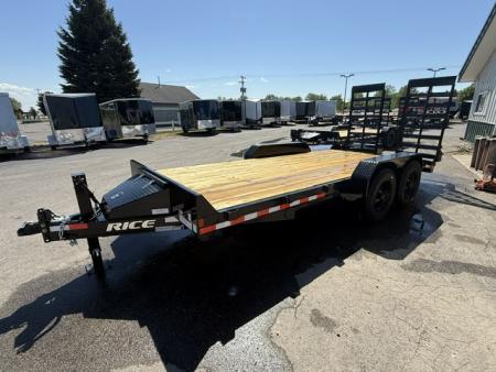 New 2026 Rice Trailers 7X18 Equipment Trailer