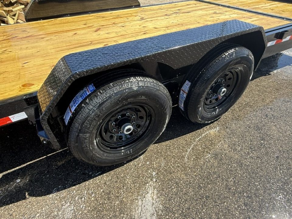 New 2026 Rice Trailers 7X20 SPLIT TILT Equipment Trailer