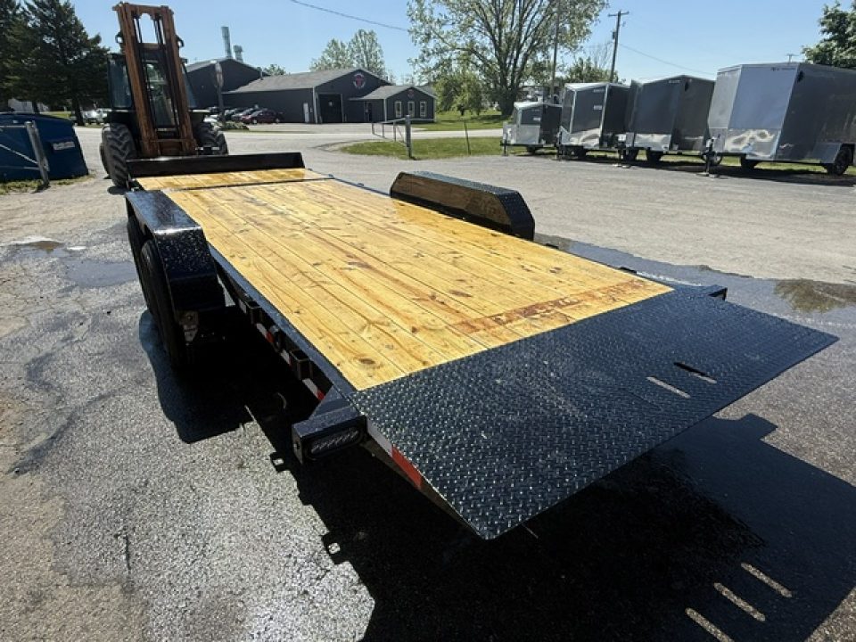 New 2026 Rice Trailers 7X20 SPLIT TILT Equipment Trailer