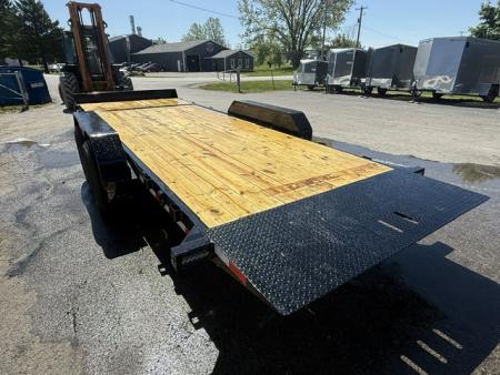 New 2026 Rice Trailers 7X20 SPLIT TILT Equipment Trailer
