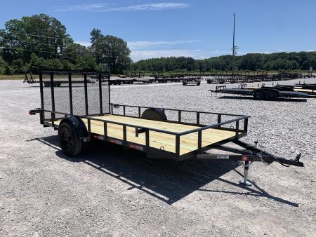 New 2026 U-Dump 714USAGW 7X14 UTILITY TRAILER SINGLE AXLE