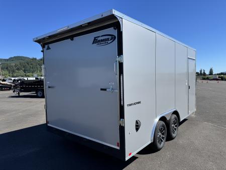 New 2026 Formula Traverse 8.5x16 Enclosed Car Hauler w/ Upgrades 7K GVWR