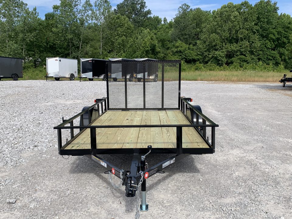 New 2026 U-Dump 612USAGW 6X12 UTILITY TRAILER SINGLE AXLE