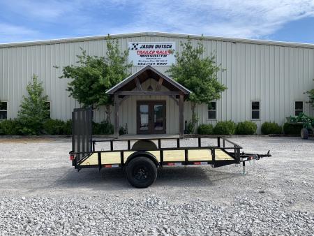 New 2026 U-Dump 612USAGW 6X12 UTILITY TRAILER SINGLE AXLE