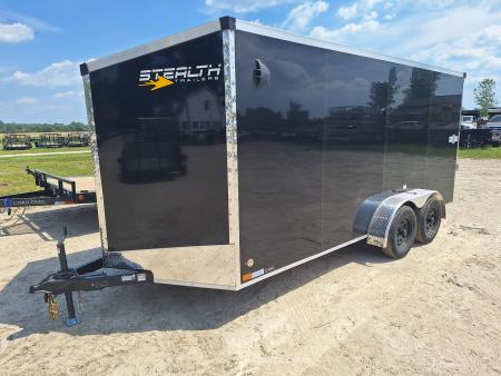 New 2026 Stealth Trailers 7x16 Cargo / Enclosed Trailer W/ Ramp Door