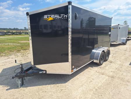 New 2026 Stealth Trailers 7x14 Cargo / Enclosed Trailer W/ Ramp Door