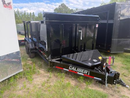 New 2026 Caliber Trailer Mfg 7x16 TA Dump Trailer