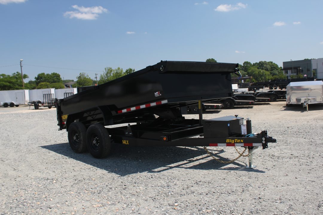 New 2027 Big Tex Trailers 7x14 14LX 14K Dump w/ Slide-In Ramps Dump Trailer