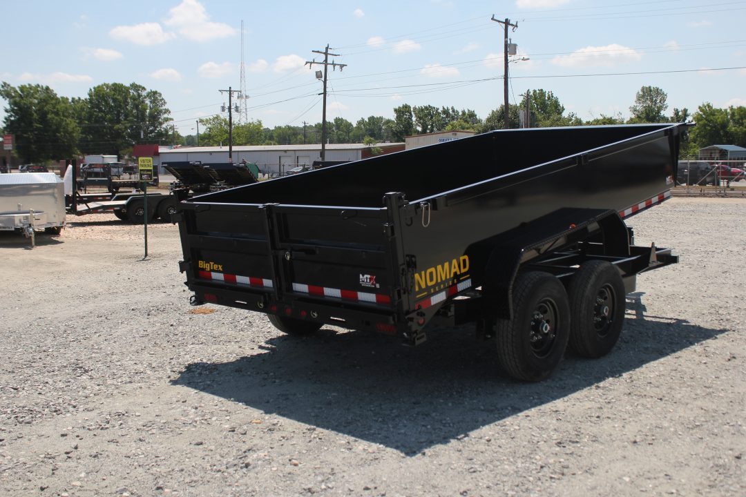 New 2027 Big Tex Trailers 7x14 14LX 14K Dump w/ Slide-In Ramps Dump Trailer