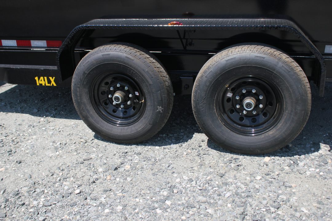 New 2027 Big Tex Trailers 7x14 14LX 14K Dump w/ Slide-In Ramps Dump Trailer