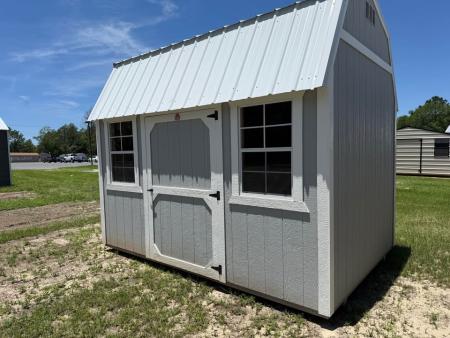 New 2026 8x12 Derksen Portable Buildings Side Lofted Barn