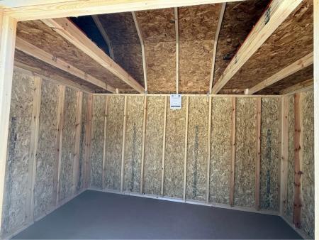 New 2026 8x12 Derksen Portable Buildings Side Lofted Barn