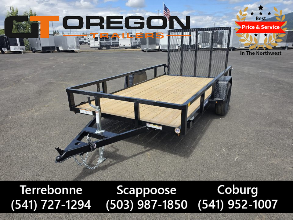 New 2026 Sure-Trac 6X12 Steel Tube Top Utility Trailer 3K GVWR