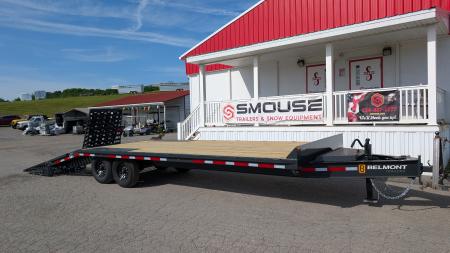 New 2026 Belmont 20+4 Deckover Tagalong w/ Full Width Wedge Ramps