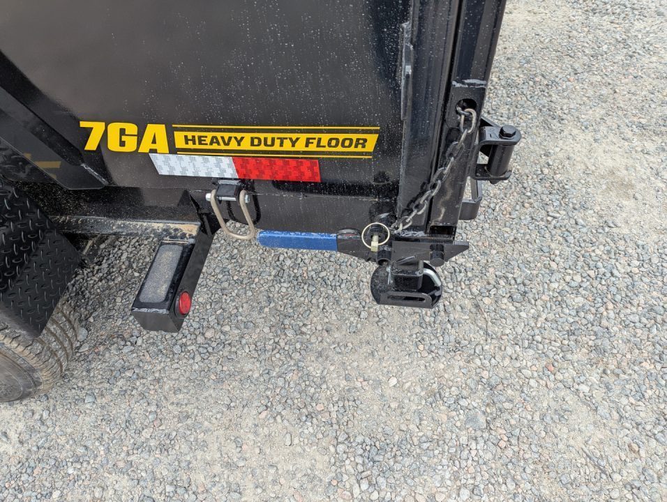 New 2027 Big Tex Trailers 7x16 TD Heavy Duty 15.4K Telescopic Dump w/ Slide-In Ramps & 4' Sides Dump Trailer