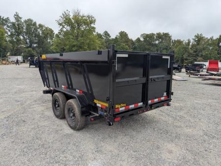 New 2027 Big Tex Trailers 7x16 TD Heavy Duty 15.4K Telescopic Dump w/ Slide-In Ramps & 4' Sides Dump Trailer