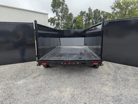 New 2027 Big Tex Trailers 7x16 TD Heavy Duty 15.4K Telescopic Dump w/ Slide-In Ramps & 4' Sides Dump Trailer