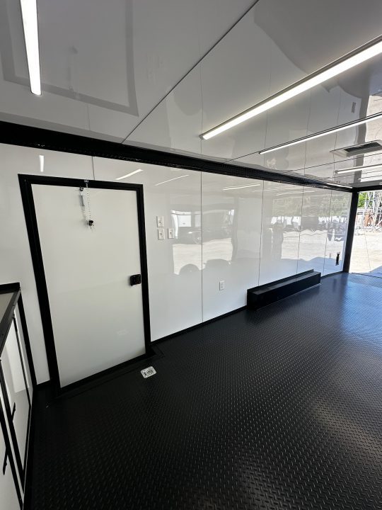 New 2026 Luxe 8.5x24 Race Trailer - Finished Interior- 5200LB Torsion - Full Escape Door-Removable Fender