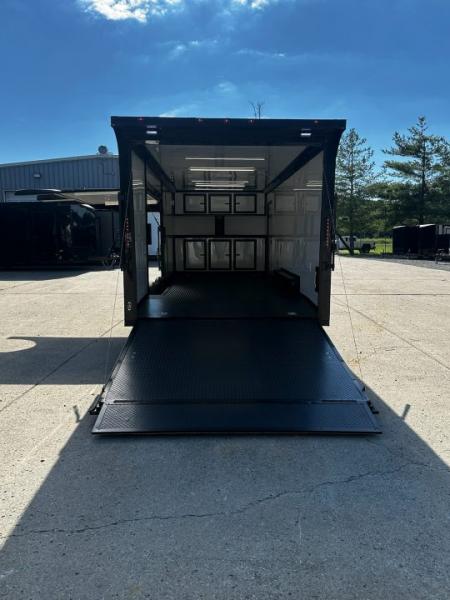 New 2026 Luxe 8.5x24 Race Trailer - Finished Interior- 5200LB Torsion - Full Escape Door-Removable Fender