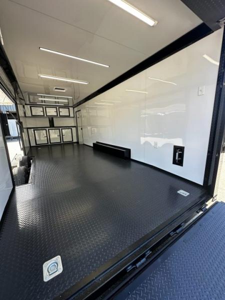 New 2026 Luxe 8.5x24 Race Trailer - Finished Interior- 5200LB Torsion - Full Escape Door-Removable Fender