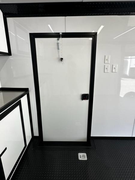 New 2026 Luxe 8.5x24 Race Trailer - Finished Interior- 5200LB Torsion - Full Escape Door-Removable Fender