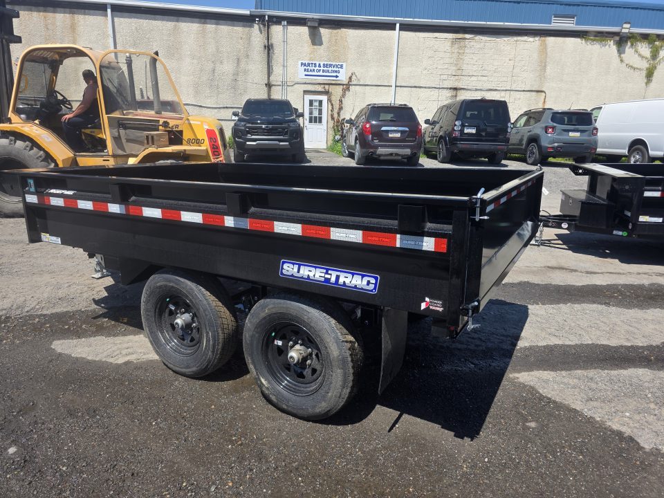 New 2026 Sure-Trac 6X10 10K DECKOVER Dump Trailer