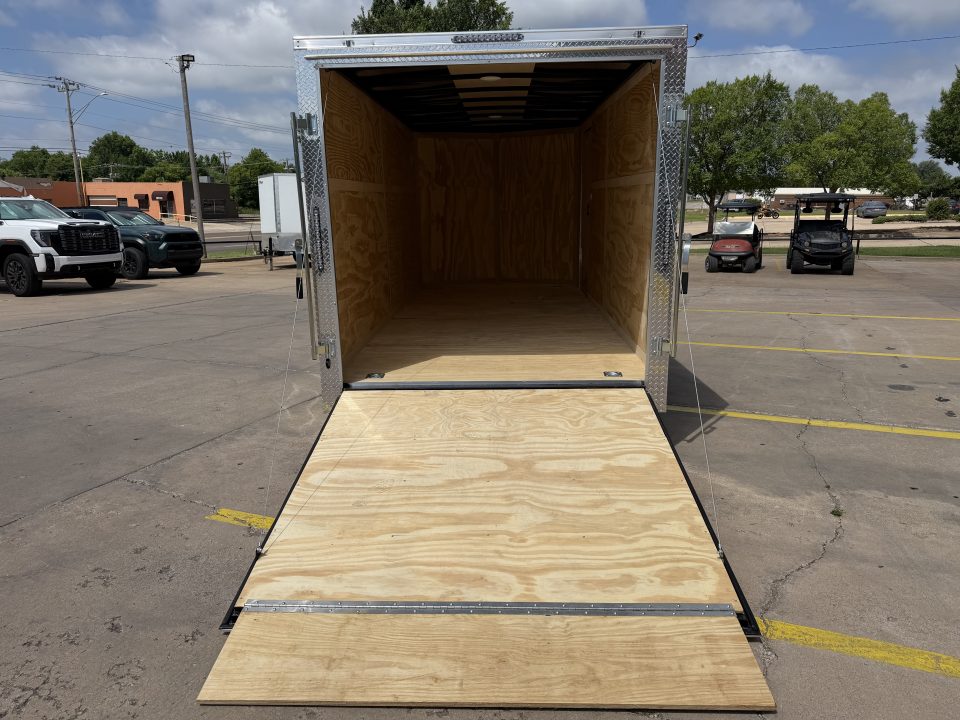 New #056056 2026 FOREST RIVER TA2 7 X 16 TANDEM AXLE 7K ENCLOSED W/ REAR RAMP DOOR