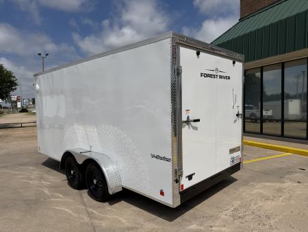 New #056056 2026 FOREST RIVER TA2 7 X 16 TANDEM AXLE 7K ENCLOSED W/ REAR RAMP DOOR