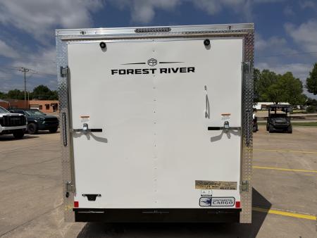 New #056056 2026 FOREST RIVER TA2 7 X 16 TANDEM AXLE 7K ENCLOSED W/ REAR RAMP DOOR
