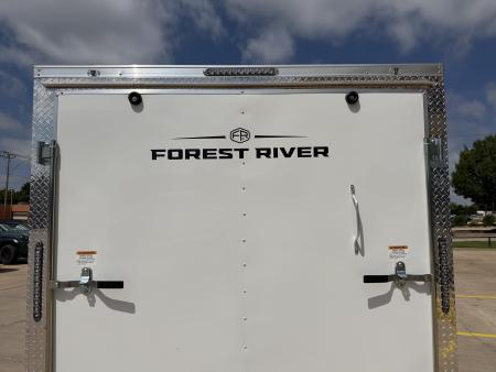 New #056056 2026 FOREST RIVER TA2 7 X 16 TANDEM AXLE 7K ENCLOSED W/ REAR RAMP DOOR