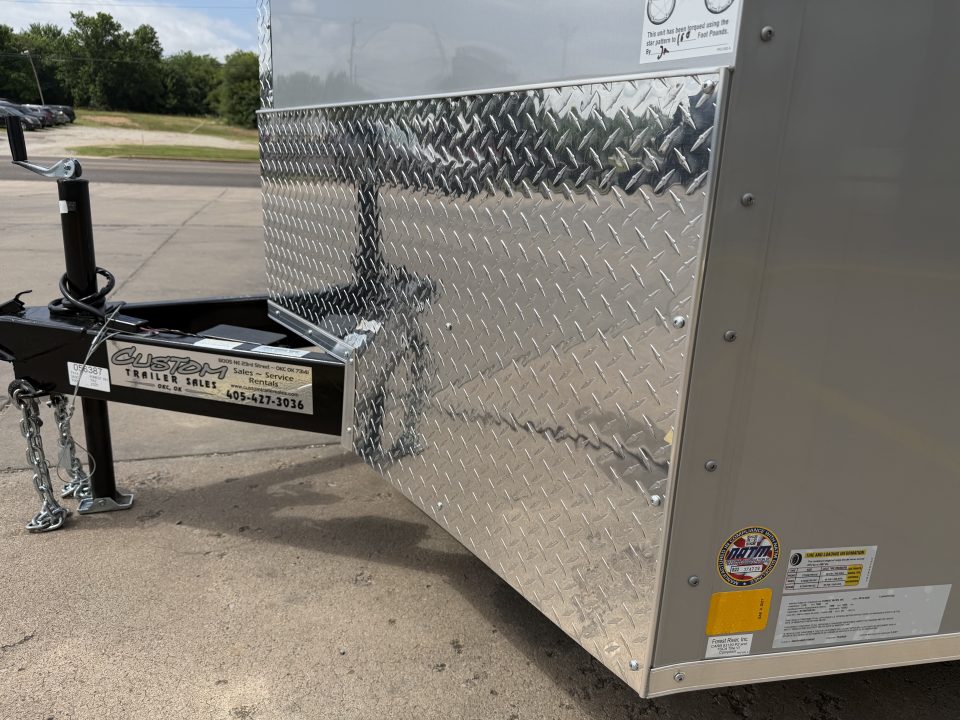 New #056387 2027 FOREST RIVER TA2 7 X 16 TANDEM AXLE 7K ENCLOSED W/ REAR RAMP DOOR