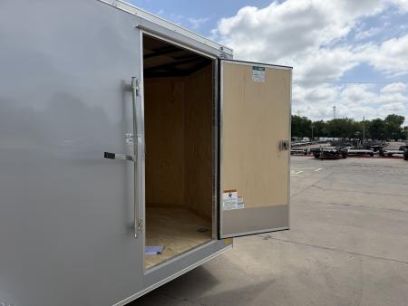 New #056387 2027 FOREST RIVER TA2 7 X 16 TANDEM AXLE 7K ENCLOSED W/ REAR RAMP DOOR