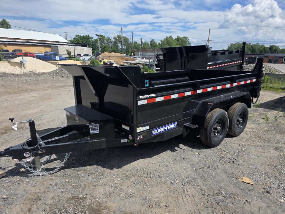 New 2026 Sure-Trac 6X12 10K - RAMPS Dump Trailer