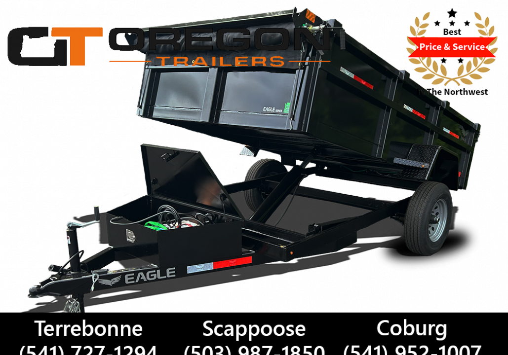 New 2026 Eagle 5x8 5K Dump Trailer