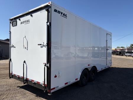 New 2026 Southland Royal 8X20+2 V-Nose 10K Auto Carrier Cargo Trailer