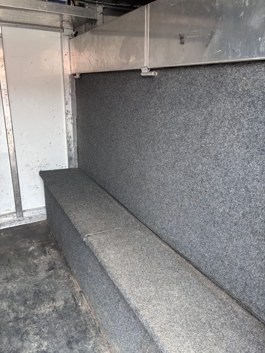 Used 2015 Cimarron 28' x 8' Stierwalt Signature Series Stock / Stock Combo Trailer