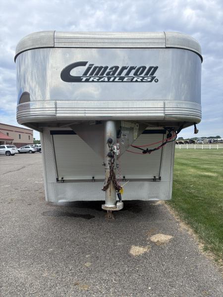 Used 2015 Cimarron 28' x 8' Stierwalt Signature Series Stock / Stock Combo Trailer