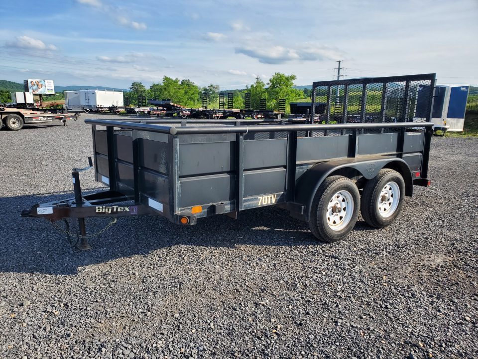 Used 2015 Big Tex Trailers 70TV Utility Trailer / 7000 GVWR / 7'x12'