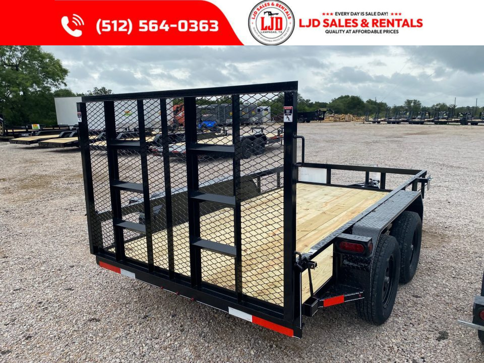 New 2026 Lacosta 6 x 12 - Utility Trailer - TA - GATE