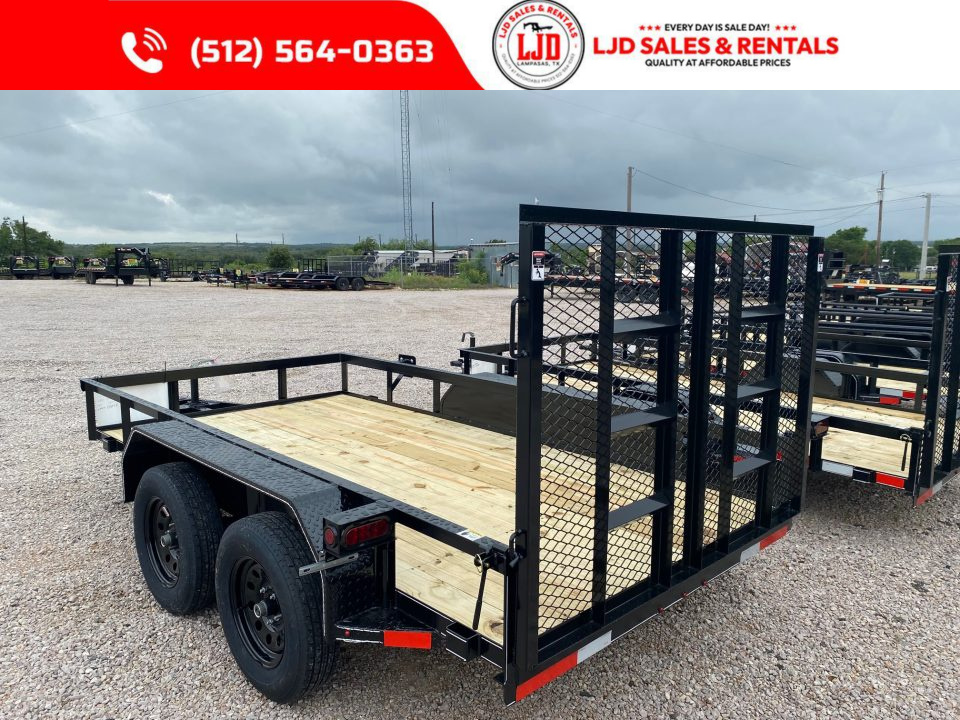 New 2026 Lacosta 6 x 12 - Utility Trailer - TA - GATE