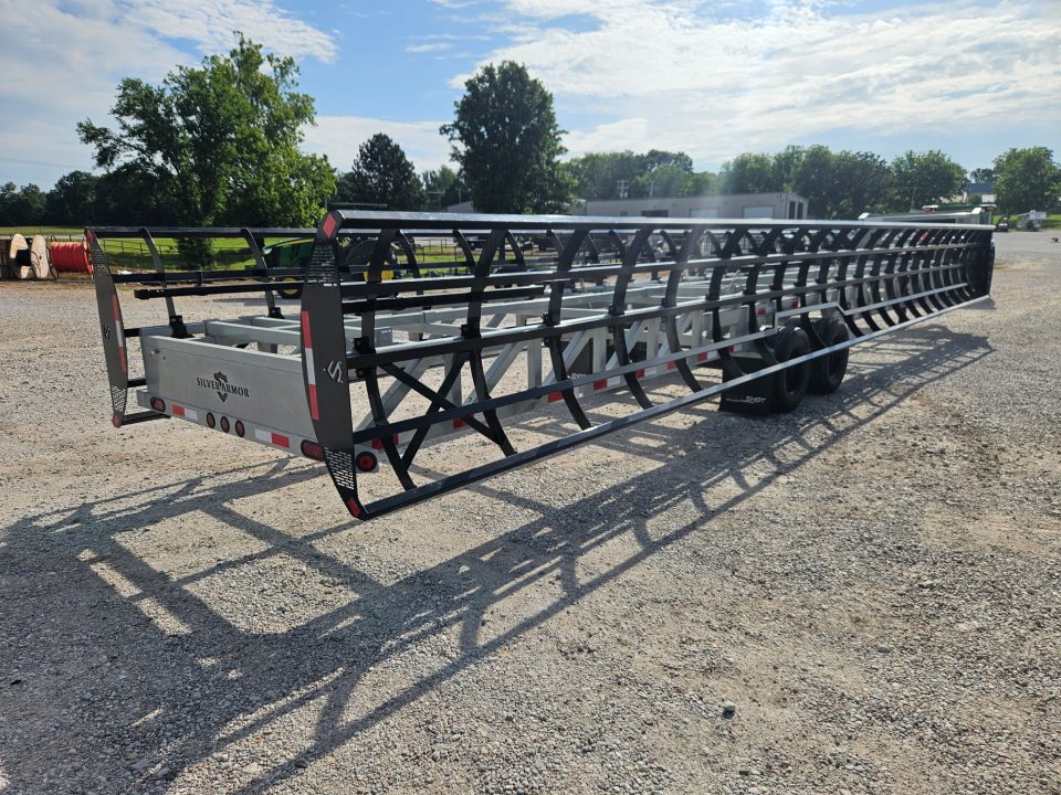 Used 2025 Silver Armor 43' DUAL RAIL HAY TRAILER W/HYDROJACK & 10K AXLES