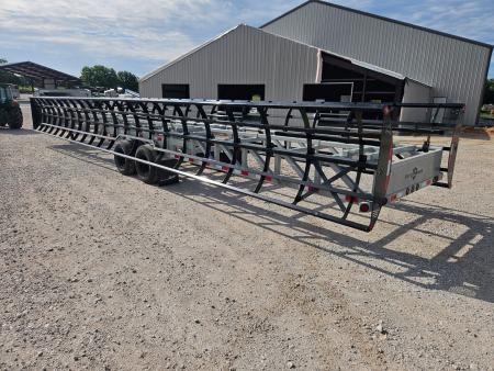 Used 2025 Silver Armor 43' DUAL RAIL HAY TRAILER W/HYDROJACK & 10K AXLES
