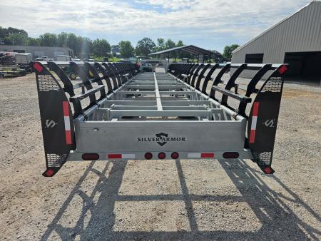 Used 2025 Silver Armor 43' DUAL RAIL HAY TRAILER W/HYDROJACK & 10K AXLES